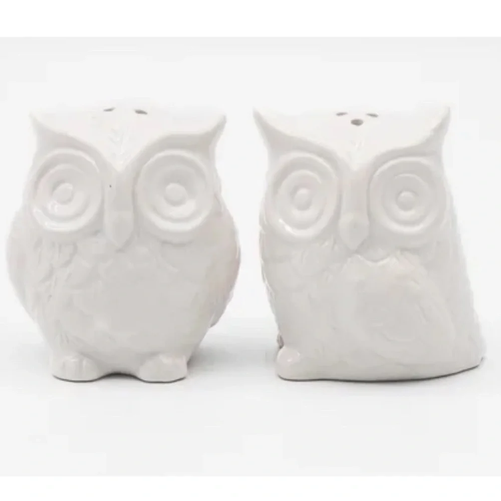 Godinger Silver Art Co. owl salt